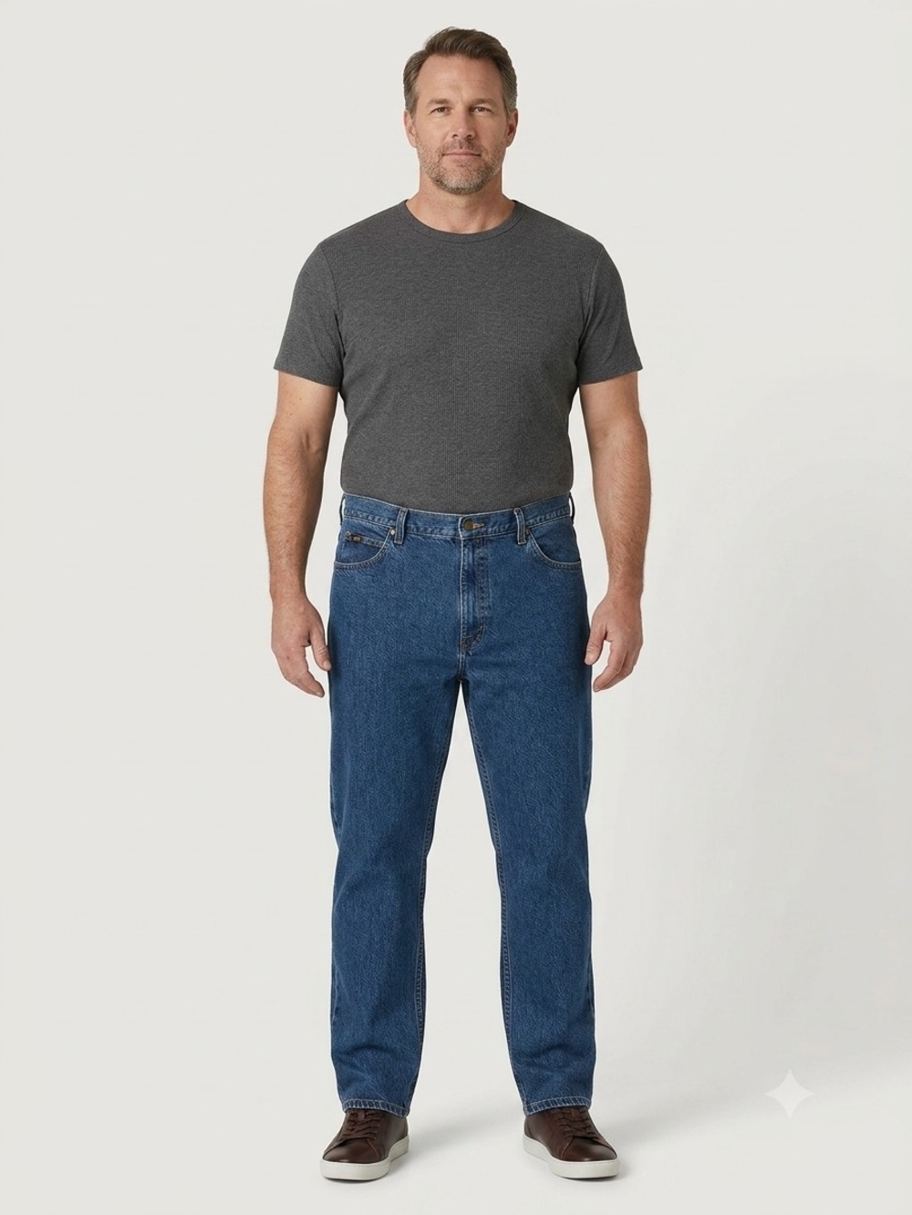 Lee Classic Straight Fit Men’s Jeans in Blue 100% Cotton